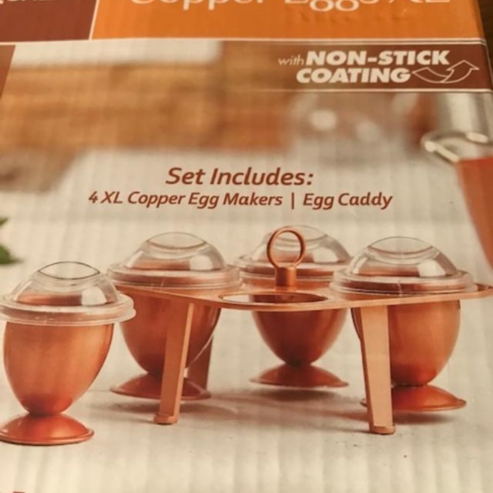 BRAND NEW COPPER CHEF - COPPER EGGS XL SET